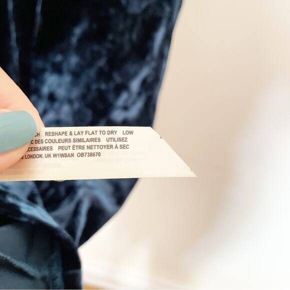 Free People GREEN Luxe Velvet Something Something Bodycon Size XS - Picture 4 of 10